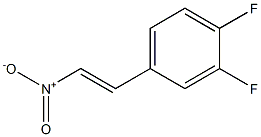 1,2-difluoro-4-[(E)-2-nitroethenyl]benzene 구조식 이미지