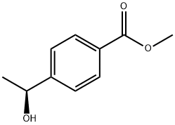 Benzoic acid, 4-[(1S)-1-hydroxyethyl]-, methyl ester Structure