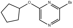 2-Bromo-6-(cyclopentoxy)pyrazine 구조식 이미지