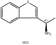 (R)-1-(benzo[b]thiophen-3-yl)ethanamine hydrochloride Structure