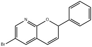 6-bromo-2-phenyl-2H-pyrano[2,3-b]pyridine Structure