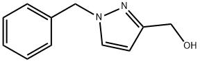 (1-Benzyl-1H-pyrazol-3-yl)-methanol 구조식 이미지