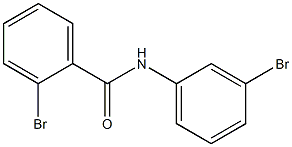 2-bromo-N-(3-bromophenyl)benzamide 구조식 이미지