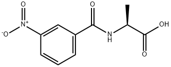 2-[(3-nitrophenyl)formamido]propanoic acid Structure