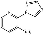 2-(1H-1,2,4-triazol-1-yl)pyridin-3-amine 구조식 이미지