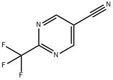 2-Trifluoromethyl-pyrimidine-5-carbonitrile Structure