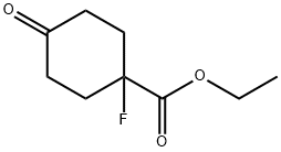 ethyl 1-fluoro-4-oxocyclohexane-1-carboxylate Structure