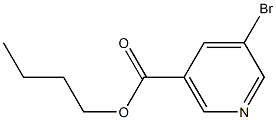 5-Bromo-nicotinic acid butyl ester 구조식 이미지