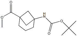 methyl 5-{[(tert-butoxy)carbonyl]amino}bicyclo[3.1.1]heptane-1-carboxylate Structure