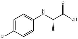 (2S)-2-[(4-chlorophenyl)amino]propanoic acid Structure