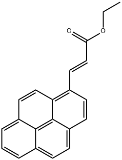 2-Propenoic acid, 3-(1-pyrenyl)-, ethyl ester, (2E)- Structure