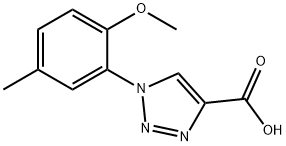 1-(2-methoxy-5-methylphenyl)-1H-1,2,3-triazole-4-carboxylic acid Structure