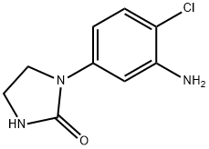 1-(3-amino-4-chlorophenyl)imidazolidin-2-one 구조식 이미지