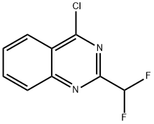 4-chloro-2-(difluoromethyl)quinazoline 구조식 이미지