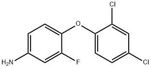 4-(2,4-dichlorophenoxy)-3-fluoroaniline Structure