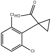 1-(2,6-dichlorophenyl)cyclopropane-1-carboxylic acid Structure