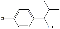 1-(4-chlorophenyl)-2-methylpropan-1-ol Structure