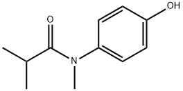 N-(4-히드록시페닐)-N,2-디메틸프로판아미드 구조식 이미지