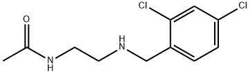 N-(2-{[(2,4-dichlorophenyl)methyl]amino}ethyl)acetamide 구조식 이미지