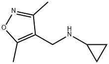 N-[(dimethyl-1,2-oxazol-4-yl)methyl]cyclopropanamine 구조식 이미지