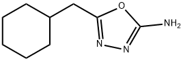 5-(cyclohexylmethyl)-1,3,4-oxadiazol-2-amine 구조식 이미지