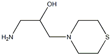 1-amino-3-(thiomorpholin-4-yl)propan-2-ol 구조식 이미지