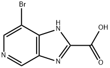 7-bromo-1H-imidazo[4,5-c]pyridine-2-carboxylic acid Structure
