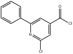 2-클로로-6-페닐이소니코티노일클로라이드 구조식 이미지