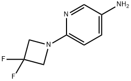 3-AMINO-6-(3,3-DIFLUOROAZETIDIN-1-YL)PYRIDINE Structure