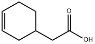2-(cyclohex-3-en-1-yl)acetic acid 구조식 이미지