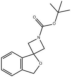 tert-butyl 3'H-spiro[azetidine-3,1'-isobenzofuran]-1-carboxylate Structure