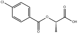 (2S)-2-[(4-Chlorobenzoyl)oxy]propanoic acid Structure