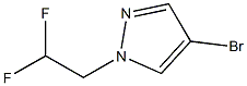 4-bromo-1-(2,2-difluoroethyl)-1H-pyrazole Structure