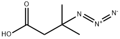 3-azido-3-methylbutanoic acid 구조식 이미지
