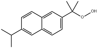 2-(2-hydroperoxypropan-2-yl)-6-propan-2-ylnaphthalene Structure