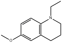 1-Ethyl-6-methoxy-1,2,3,4-tetrahydroquinoline 구조식 이미지