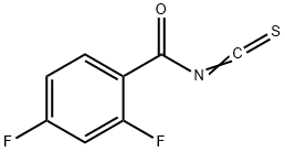 Benzoyl isothiocyanate, 2,4-difluoro- Structure