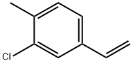 Benzene, 2-chloro-4-ethenyl-1-methyl- Structure