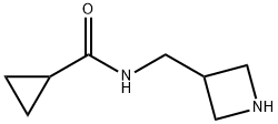 N-(3-AZETIDINYLMETHYL)-CYCLOPROPANECARBOXAMIDE Structure