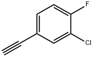 Benzene, 2-chloro-4-ethynyl-1-fluoro- Structure