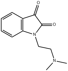 1-[2-(dimethylamino)ethyl]-2,3-dihydro-1H-indole-2,3-dione Structure