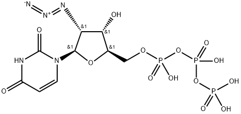 2'-Azido-2'-deoxyuridine-5'-triphosphate 구조식 이미지