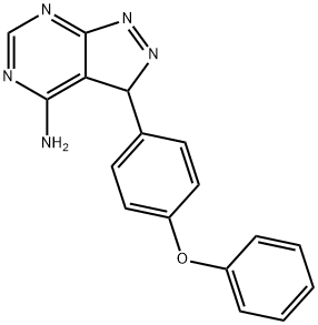 3H-Pyrazolo[3,4-d]pyrimidin-4-amine, 3-(4-phenoxyphenyl)- Structure