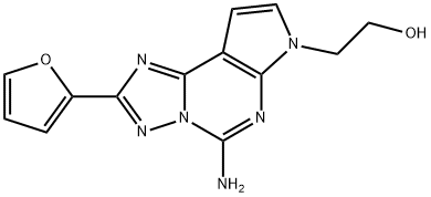 2-(5-amino-2-(furan-2-yl)-7H-pyrrolo[3,2-e][1,2,4]triazolo[1,5-c]pyrimidin-7-yl)ethan-1-ol Structure