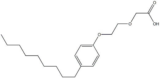 2-[2-(4-nonylphenoxy)ethoxy]acetic acid Structure