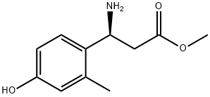 METHYL (3S)-3-AMINO-3-(4-HYDROXY-2-METHYLPHENYL)PROPANOATE Structure