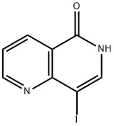 1,6-Naphthyridin-5(6H)-one, 8-iodo- Structure