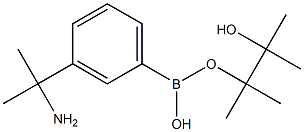 3-(2-Aminopropan-2-yl)phenylboronic acid pinacol ester 구조식 이미지