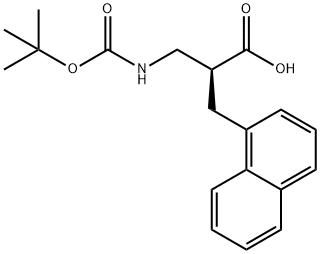 (R,S)-Boc-3-amino-2-(naphthalen-1-ylmethyl)-propionic acid Structure