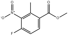 methyl 4-fluoro-2-methyl-3-nitrobenzoate 구조식 이미지